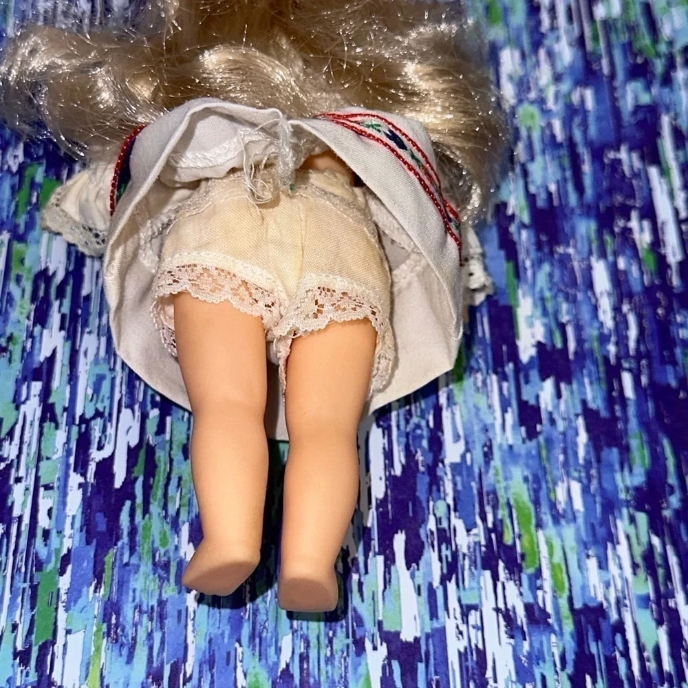 Vintage 1984 Ginny Poseable Vogue Dolls Inc 8” FALL WINDS All Vinyl Sleepy Eyes